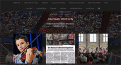 Desktop Screenshot of cantare-repelen.de